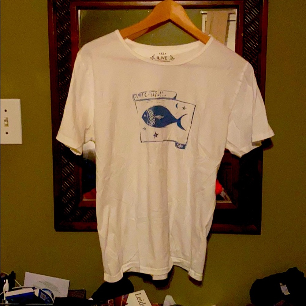U2 Bono fish can fly for Hard Rock Cafe women’s XL